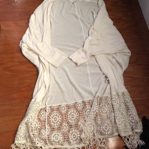 Hollister Long Boho Cardigan